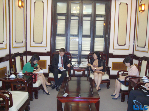 Lãnh đạo Tổng cục Du lịch tiếp Phó Đại sứ New Zealand tại Việt Nam