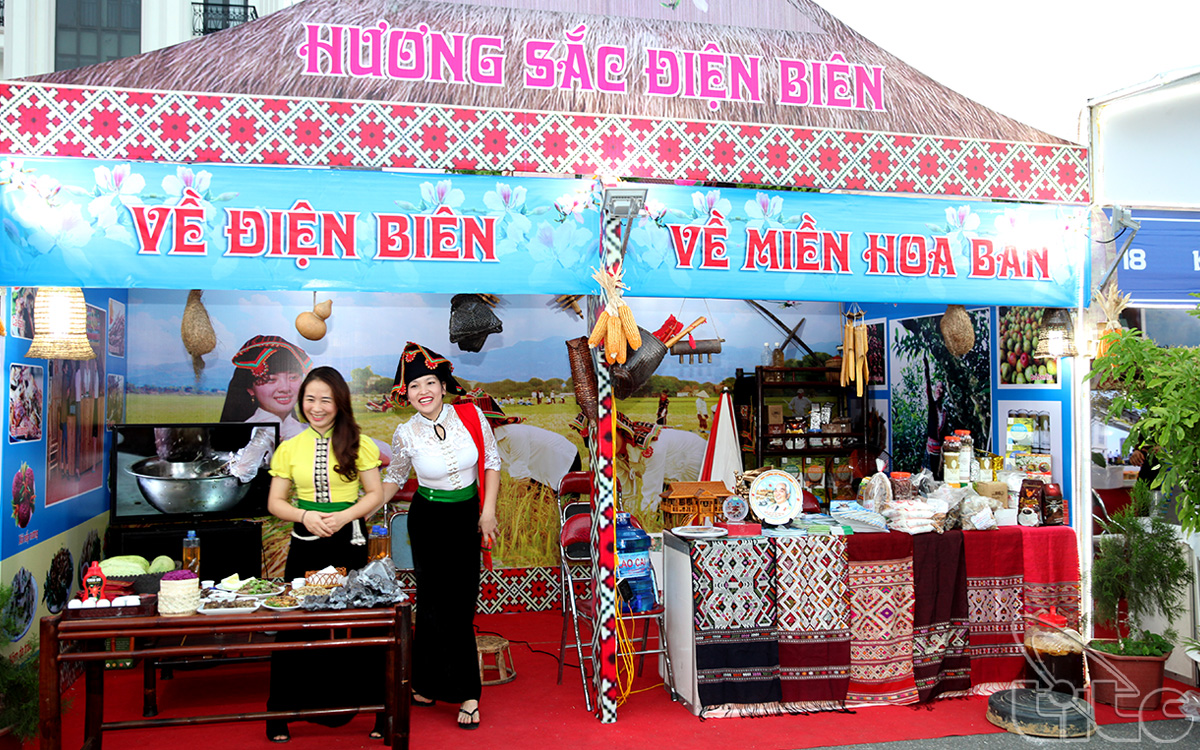 The booth of Dien Bien Province