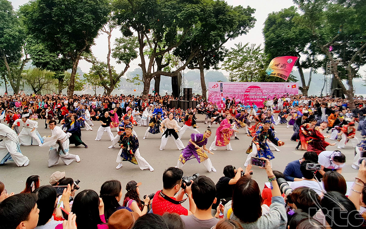 Lễ hội giao lưu văn hóa Nhật Bản 2018 tại Hà Nội (Ảnh: Huy Hoàng)