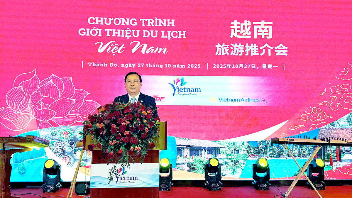 Xúc tiến du lịch Việt Nam tại Thành Đô: Khai thác tiềm năng hợp tác phát triển, tăng cường thu hút khách Trung Quốc đến Việt Nam