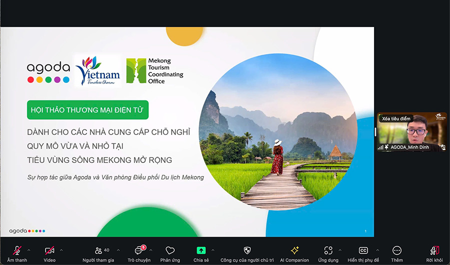 Tập huấn thương mại điện tử cho các doanh nghiệp lưu trú siêu nhỏ, nhỏ và vừa