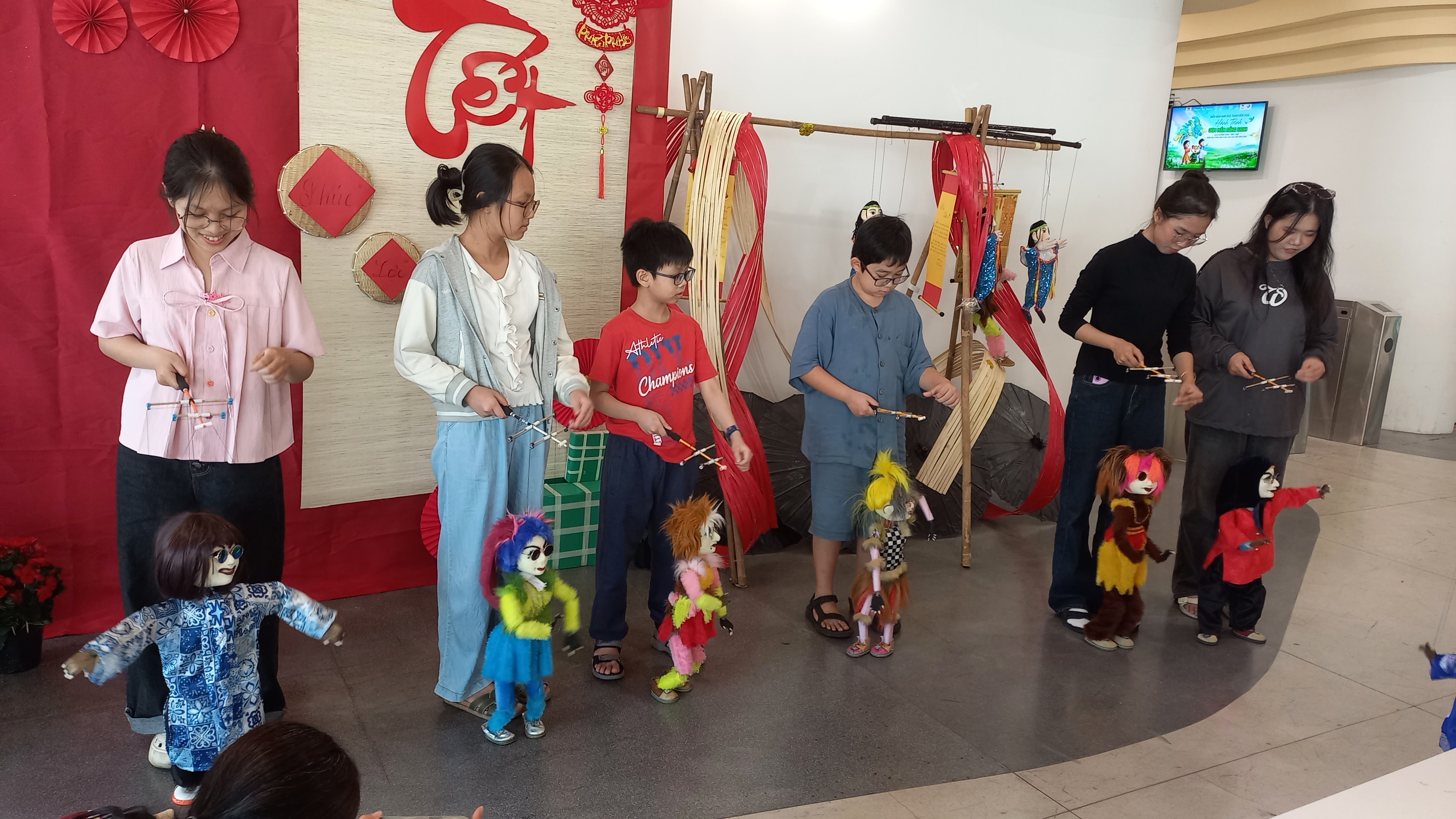 Ngày Xuân trải nghiệm rối dây