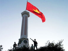Northernmost Lung Cu flag tower inaugurated 