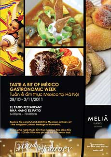 Gastronomic week â€œA taste of Mexicoâ€ in Hanoi 