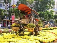 Sea and island to be featured at New Year flower festival 2012 