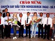 First flight bringing Russian passengers to Danang 