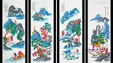 Folk paintings on show in Lang Son 