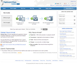 Viet Nam visa online service at international airports for foreigners