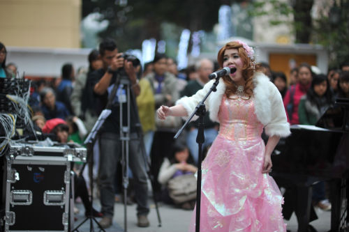 Concerts en plein air à Hanoi