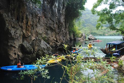 Le circuit Â« la riviÃ¨re Chay-la grotte Toi Â» Ã  Phong Nha- Ke Bang