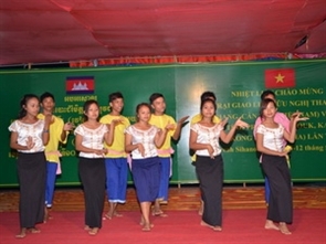 Du 5e camp d'amitié des jeunes Vietnam-Cambodge