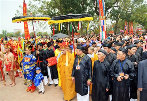 Ouverture de la fête du Temple Dô