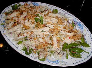 Recette de gà xe phay (salade de poulet façon Huê)