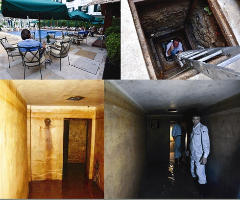 Un abri souterrain dans l’hôtel Sofitel Métropole Hanoi